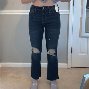 Hollister High Rise Slim Straight Jeans